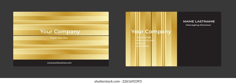 Abstraktes Visitenkartendesign