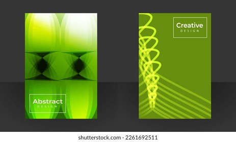 Abstract business card vector design
