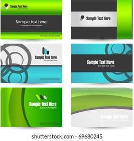 abstract business cards