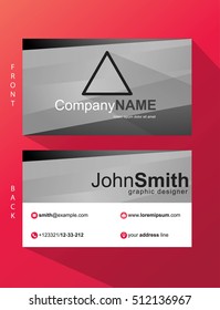 Abstract business card,vector design.