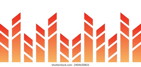 abstract business chevron orange gradient background