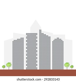 Abstract Business City Concept