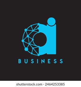 Abstract Business company logo for AI.