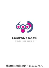 Abstract business company logo. Corporate identity design element. Technology, Logotype idea. People connect, Hexagon segment interaction, integrate geometric concept. Vector icon.
