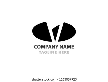 Abstract business company logo. Corporate identity design element.  Logotype idea vector eps10
