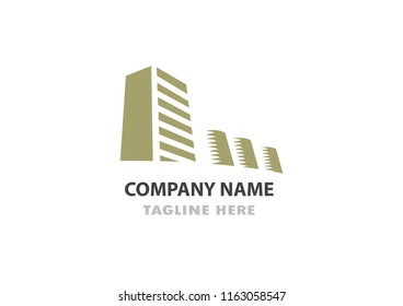 Abstract business company logo. Corporate identity design element.  Logotype idea vector eps10