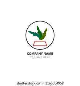 Abstract business company logo. Corporate identity design element.  Logotype idea vector eps10