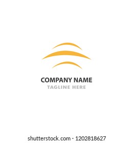 Abstract business company logo. Corporate identity design element.  Logotype idea vector eps10