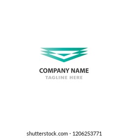 Abstract business company logo. Corporate identity design element.  Logotype idea vector eps10