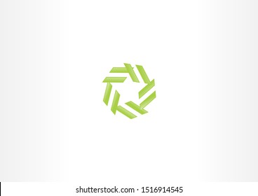 Abstract business company logo. Corporate identity design element. 