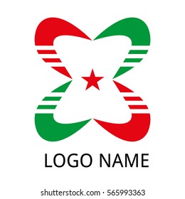 Abstract business company logo. Design element.