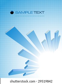 abstract business composition - vector illustration - jpeg version in my portfolio
