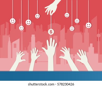 abstract business concept . can be used for your business, book cover, template, banner, presentation .vector illustration.