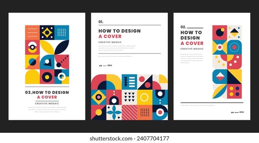 Abstract business cover background template.