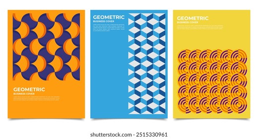 Abstract business cover collection vector design in eps 10