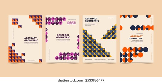 Abstraktes Business Cover, Vektordesign in Folge 10