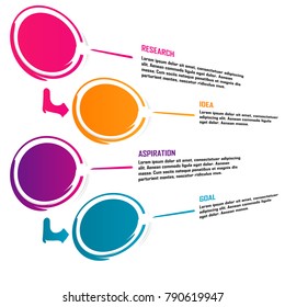 abstract business data chart infographic element isolated
