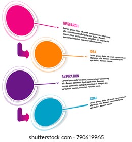 abstract business data chart infographic element isolated