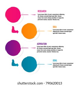 abstract business data chart infographic element isolated