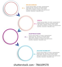 Abstract business data infographic visualization chart element vector