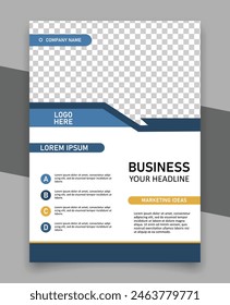 Abstract Business Flyer, Commercial Business Flyer Design, Marketing Agency Flyer Design, Creative Corporate Business Flyer Template