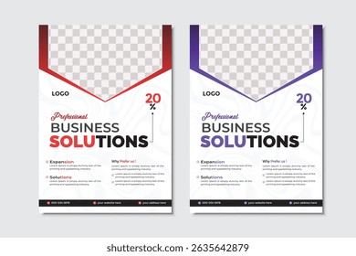 abstract business flyer and creative design