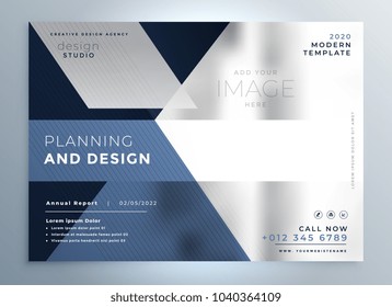 abstract business flyer presentation template design