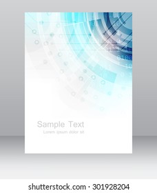 Abstract business flyer template or corporate banner/design for print, publishing or presentation/editable vector design with place for your content or creative editing