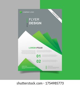 Abstract business flyer template. - Vector.