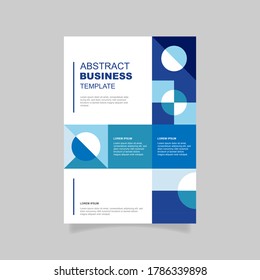 Abstract business flyer template. - Vector.