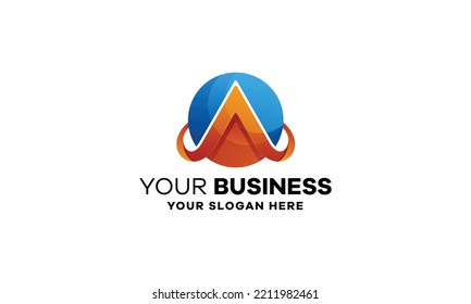 Abstract Business Gradient Logo Template