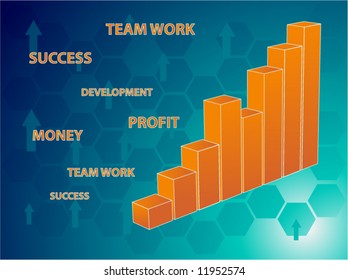 Abstract business graph