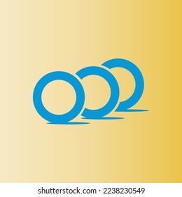 Abstract business icon design and symbol art