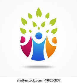 Abstract business icon and symbol