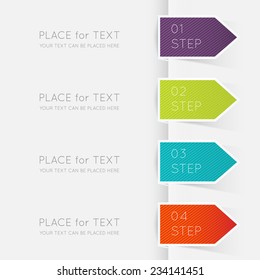Abstract business info graphics template with icons. Vector illustration. can be used for workflow layout, diagram, number options, step up options, web design.