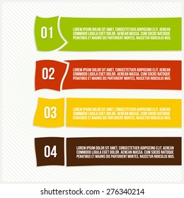 Abstract business info graphics template.