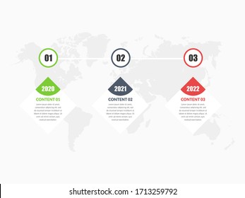 Abstract Business Infographic Element Premium Vector