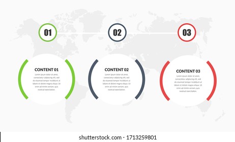 Abstract Business Infographic Element Premium Vector