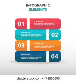 Abstract business Infographics elements, presentation template flat design vector illustration for web design marketing advertising