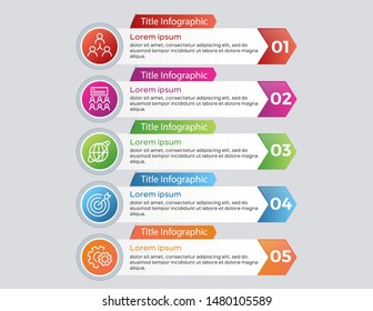 Abstract business infographics template. Vector illustration. Can be used for workflow layout, data, business step options, banner.