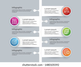 Abstract business infographics template. Vector illustration. Can be used for workflow layout, data, business step options, banner.