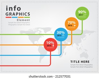 Abstract business infographics Vector Design