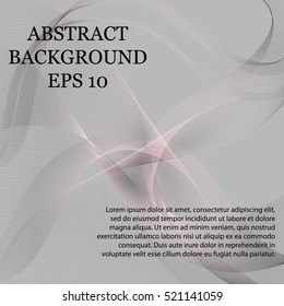 Abstract business line wave vector whit background illustration.