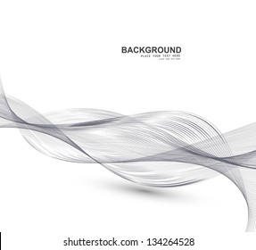 abstract business line wire wave vector whit background