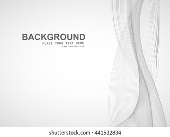 abstract business line wire wave vector whit background.