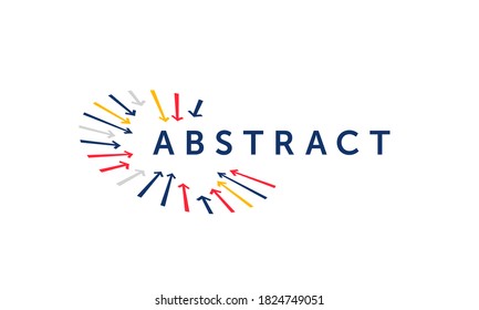 Abstract business logo. Corporate identity design elements. Network connect, integrate, grow concepts. Science technology, health and medical, market logotype. Color Vector brand icons. 3d logo