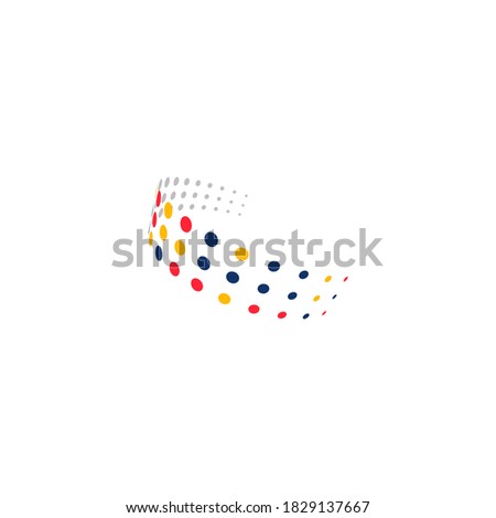 Abstract business logo. Corporate identity design elements. Network connect, integrate, grow concepts. Science technology, health and medical, market logotype. Color Vector brand icons. 3d logo