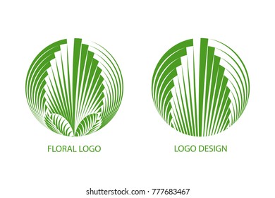 Abstract business logo. Creative halftone stripes geometric symbol. Vector modern design logo template.