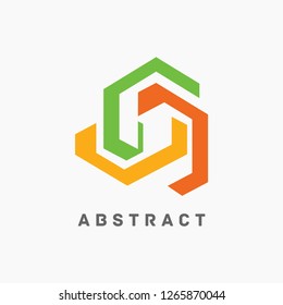 Abstract business logo design