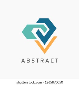 Abstract business logo design